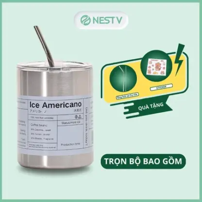 Ly giữ nhiệt Iced Americano inox 304 - Hình ảnh 3