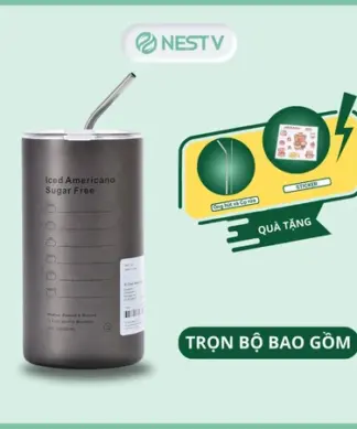 Ly giữ nhiệt Iced Americano inox 304