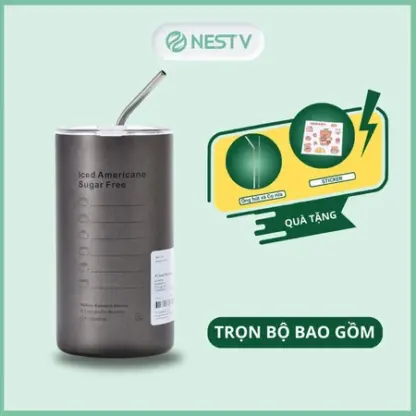 Ly giữ nhiệt Iced Americano inox 304