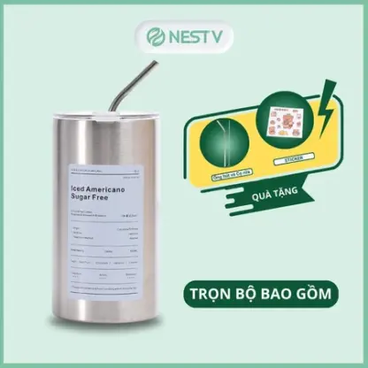 Ly giữ nhiệt Iced Americano inox 304 - Hình ảnh 2