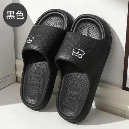 Dép Quai Ngang Eva Đế Cao Hình Gấu - Hình ảnh 2