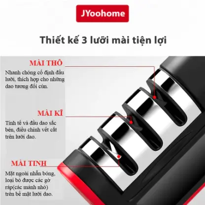 Dụng Cụ Mài Dao Kéo Rãnh JYoohome thép không gỉ
